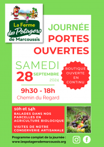 Affiche JPO samedi 28 septembre 2024